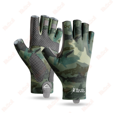 high quality professional fishing gloves for men